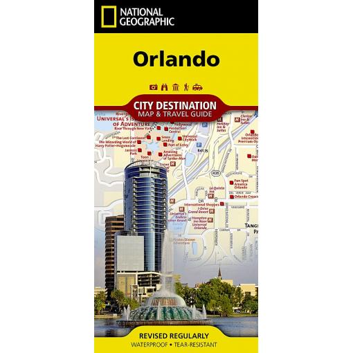 National Geographic - Orlando - City Destination Folding Travel Map - Image 2