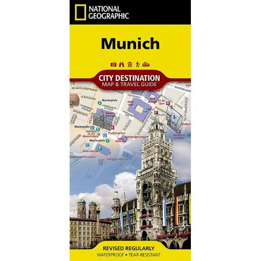 National Geographic - Munich - City Destination Folding Travel Map - Image 2