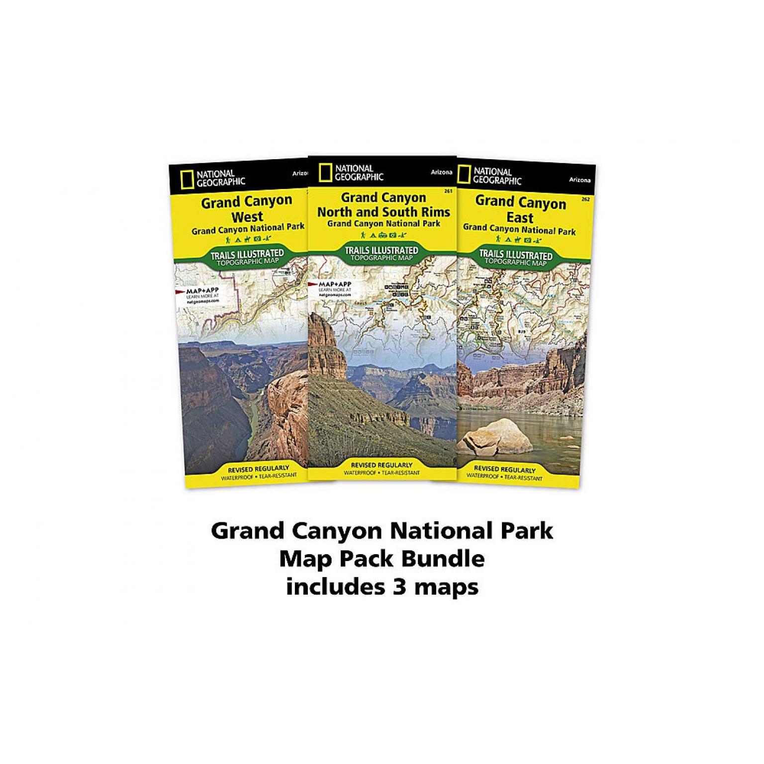 National　Canyon　The　Geographic　Map　Pack　Grand　Map　Shop