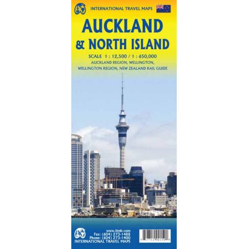 ITMB - Auckland and North Island, New Zealand - Folding Travel Map - Image 2