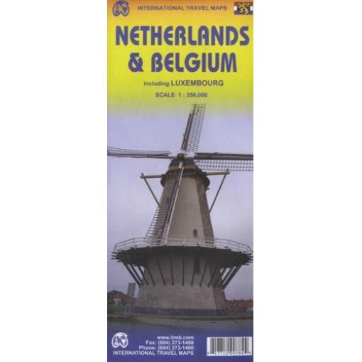 ITMB - Netherlands, Belgium, and Luxembourg - Folding Travel Map - Image 2