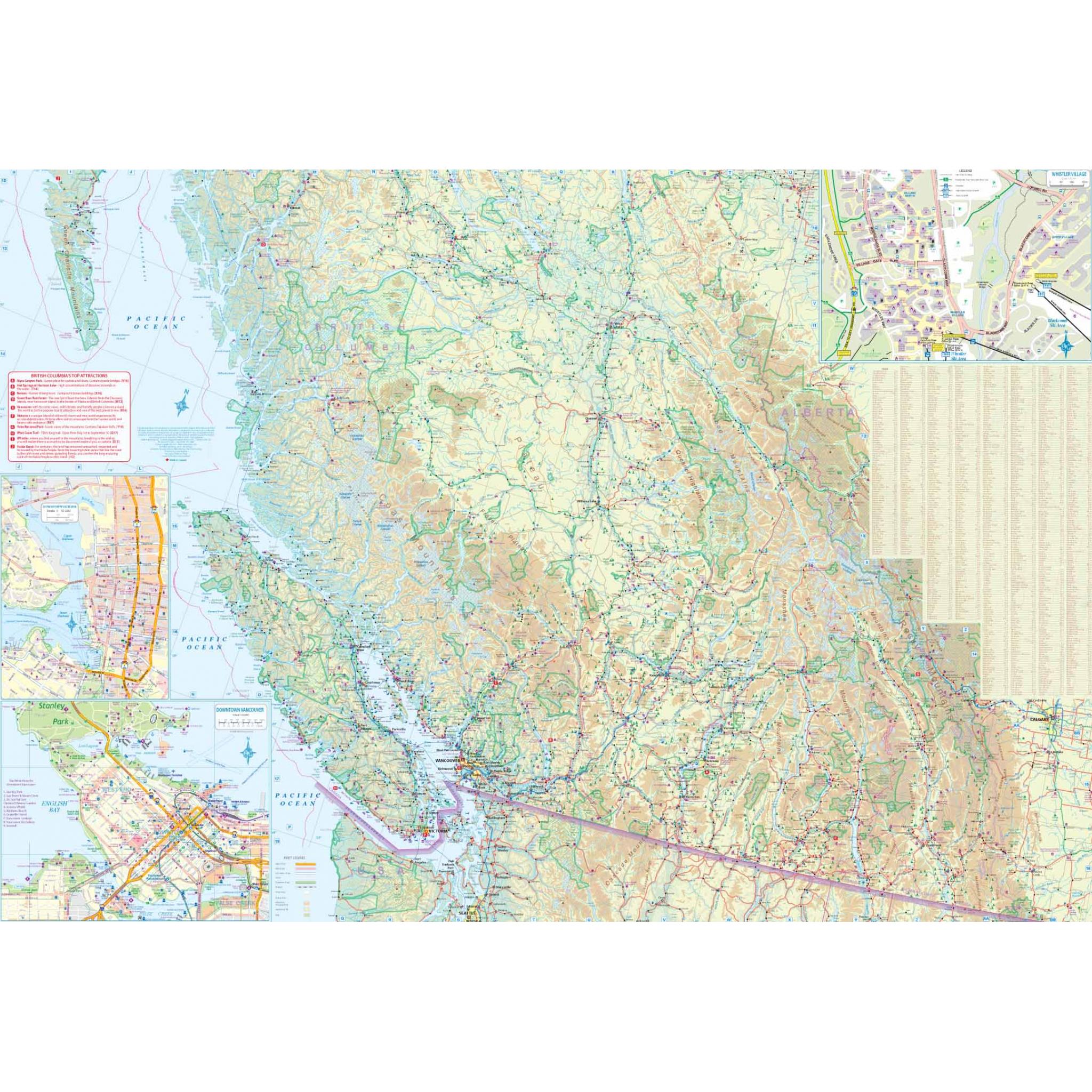 ITMB - British Columbia, Canada - Folding Travel Map - Image 2