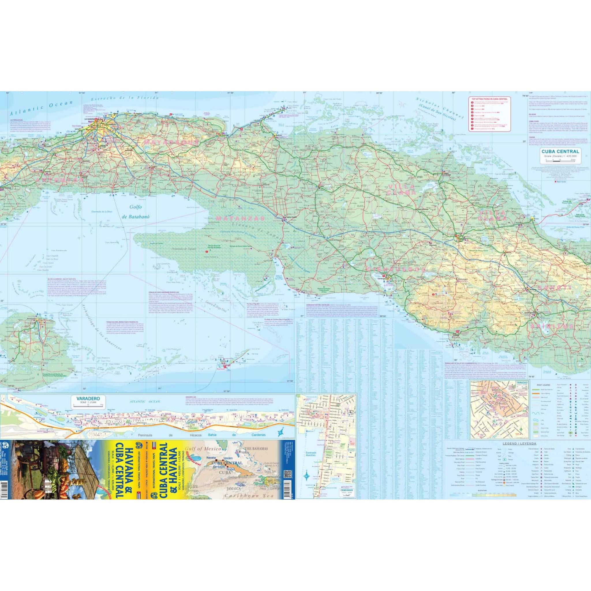 ITMB - Havana and Cuba Central - Folding Travel Map - Image 3
