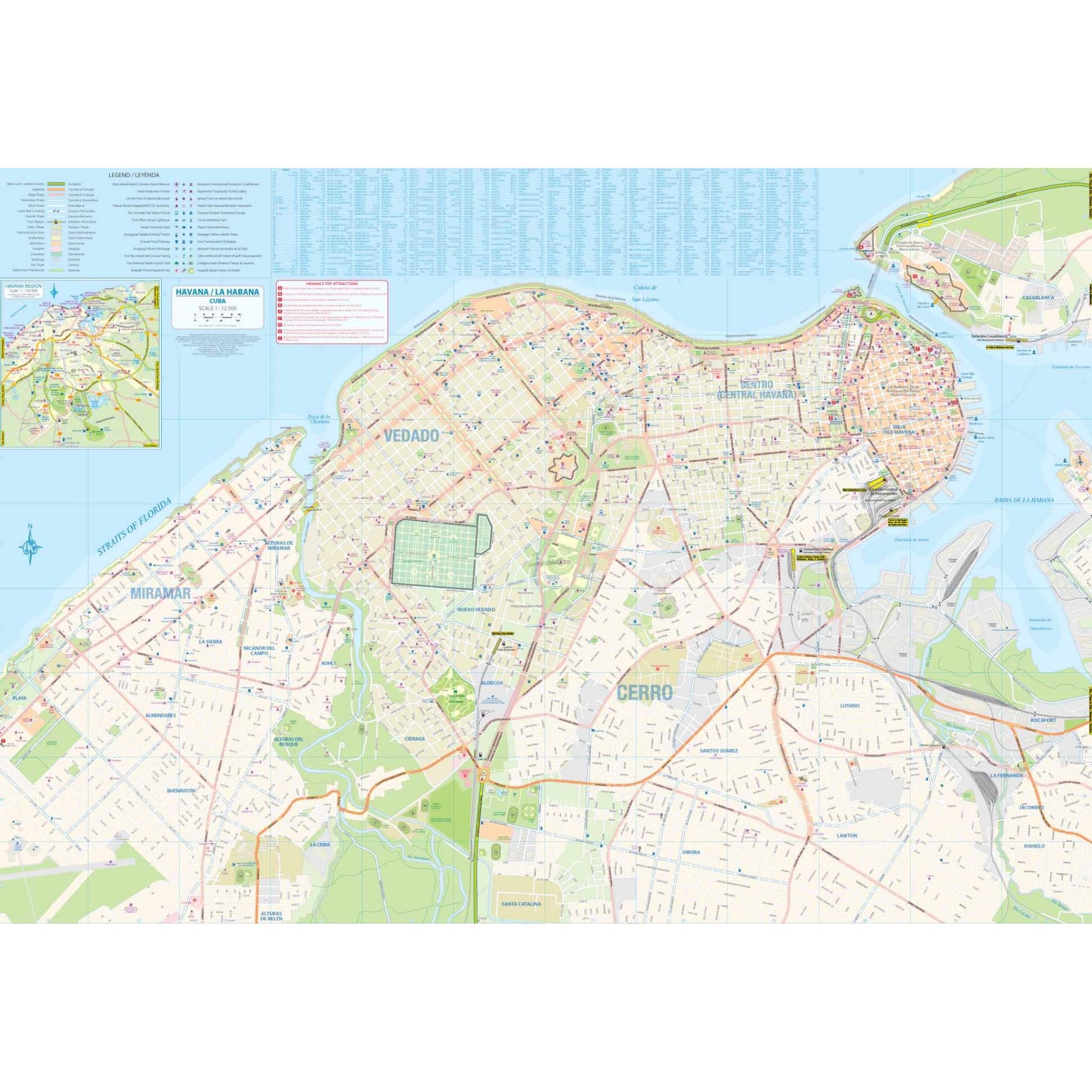 ITMB - Havana and Cuba Central - Folding Travel Map - Image 4