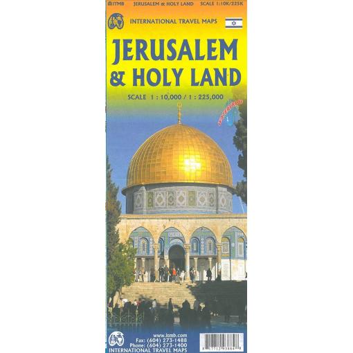 ITMB - Jerusalem and Holy Land - Folding Travel Map - Image 2