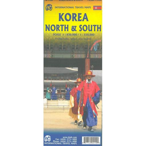 ITMB - Korea North and South - Folding Travel Map - Image 2
