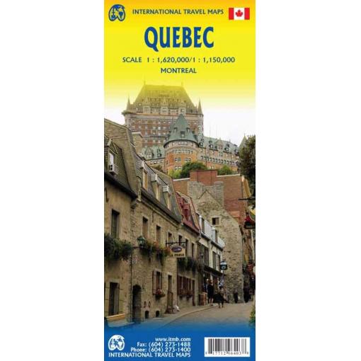 ITMB - Quebec Province - Folding Travel Map - Image 2