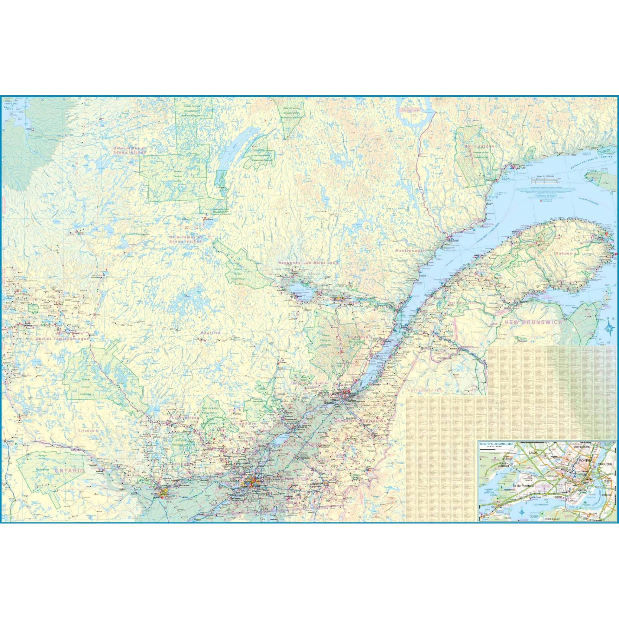 ITMB - Quebec Province - Folding Travel Map - Image 4