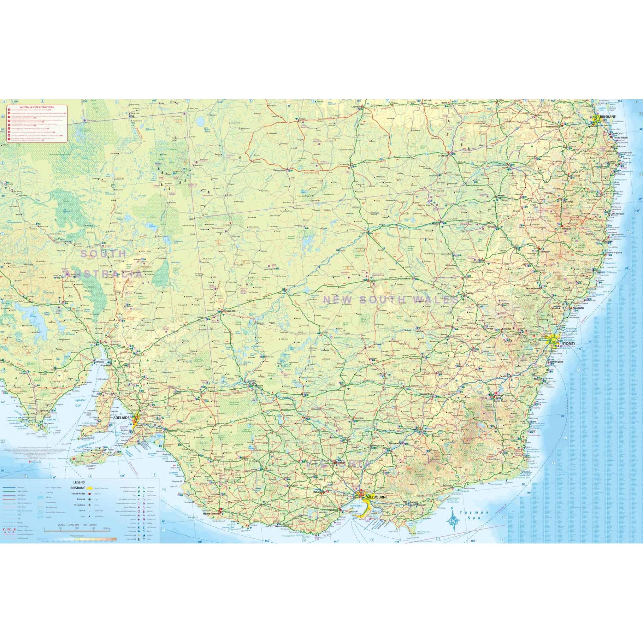 ITMB - Sydney and Australia East - Folding Travel Map - Image 4