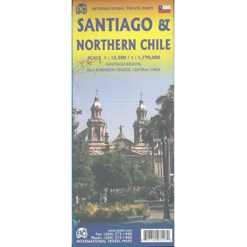 ITMB - Santiago and Northern Chile - Folding Travel Map - Image 2