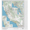 California State Wall Map by MapShop
