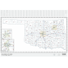 Oklahoma Zip Code Wall Map by MapShop