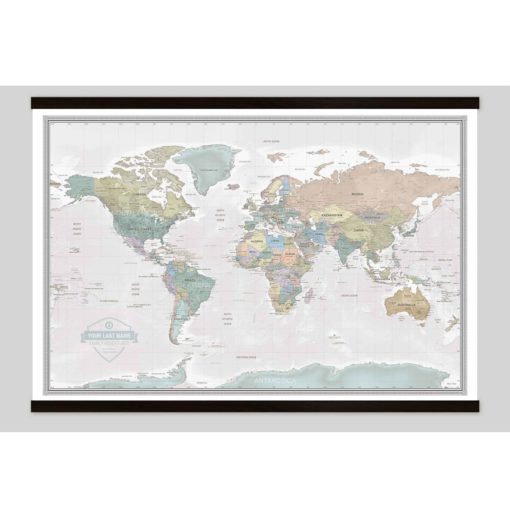 Personalized World Odyssey Wall Map by South of Kings - Image 7