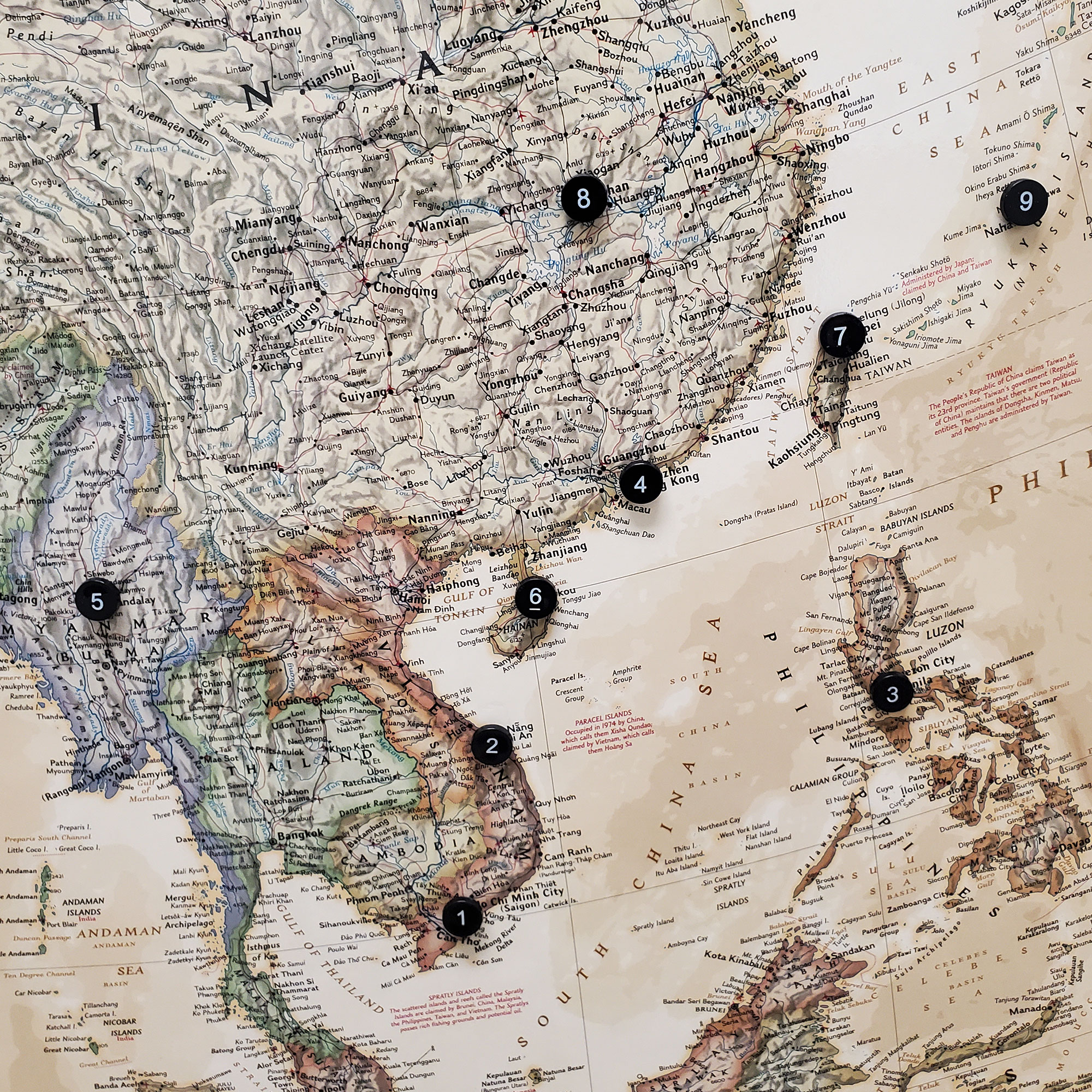 Push Pin Map - Temu Japan