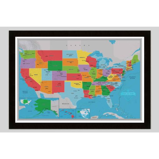 Personalized United States Scholar Wall Map by South of Kings - Image 9