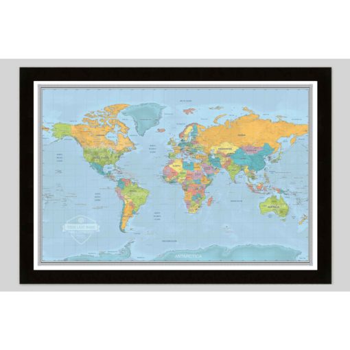 Personalized World Voyager Wall Map by South of Kings - Image 9
