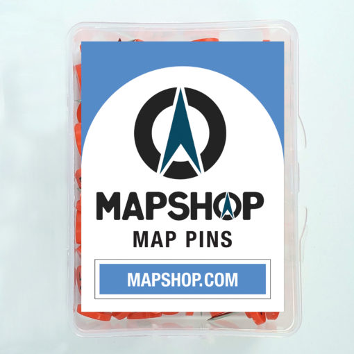 Numbered Push Pins - Red - Image 3