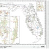 Florida Territory Planner Wall Map by MapShop
