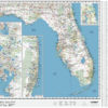 Florida State Wall Map by MapShop