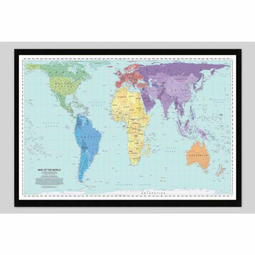 World Peters Projection Wall Map - Image 3