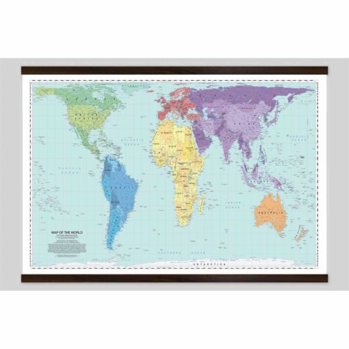 World Peters Projection Wall Map - Image 4