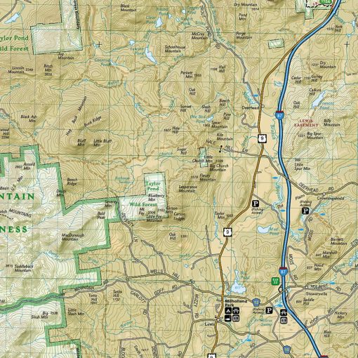 National Geographic - Adirondack Park: Lake Placid, High Peaks - Trails Illustrated National Park - Image 2