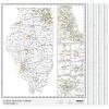 Illinois Territory Planner Wall Map by MapShop