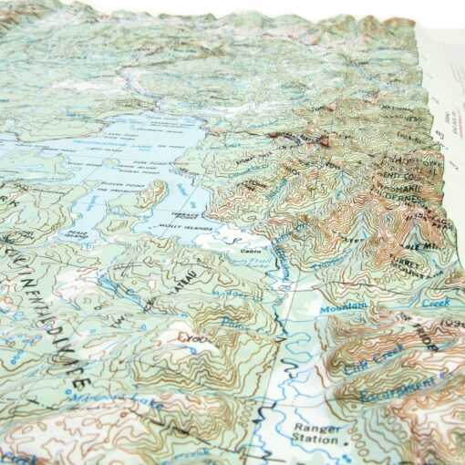 Ashton, ID Regional Raised Relief Map by Hubbard Scientific - Image 4