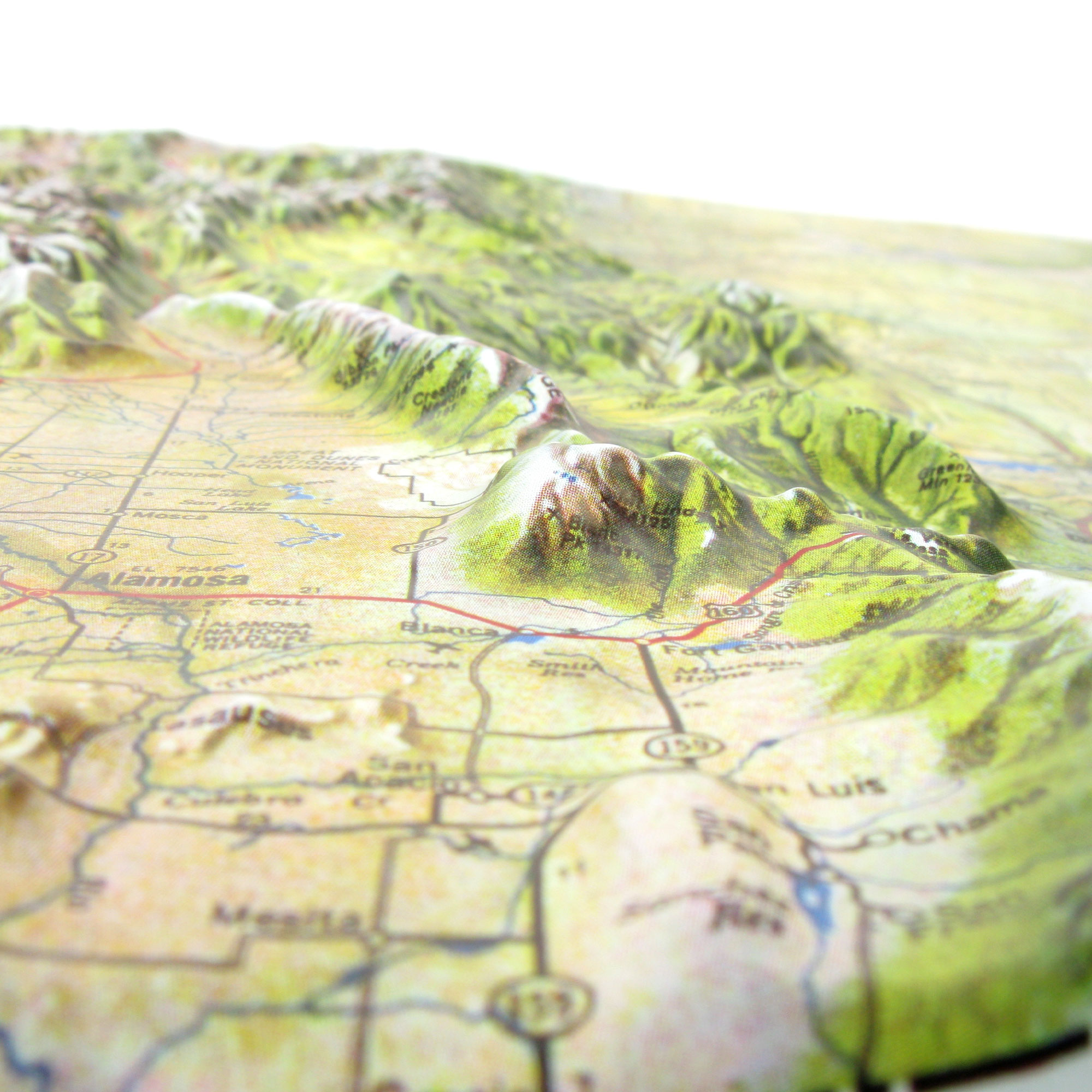 Utah NCR Series Raised Relief Map by Hubbard Scientific - The Map Shop