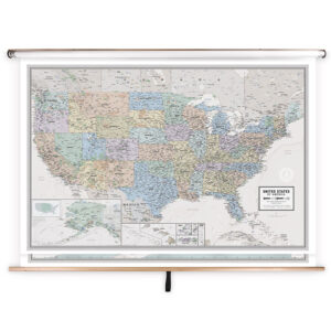 United States & World Odyssey Spring Roller Set w/Backboard by South of Kings