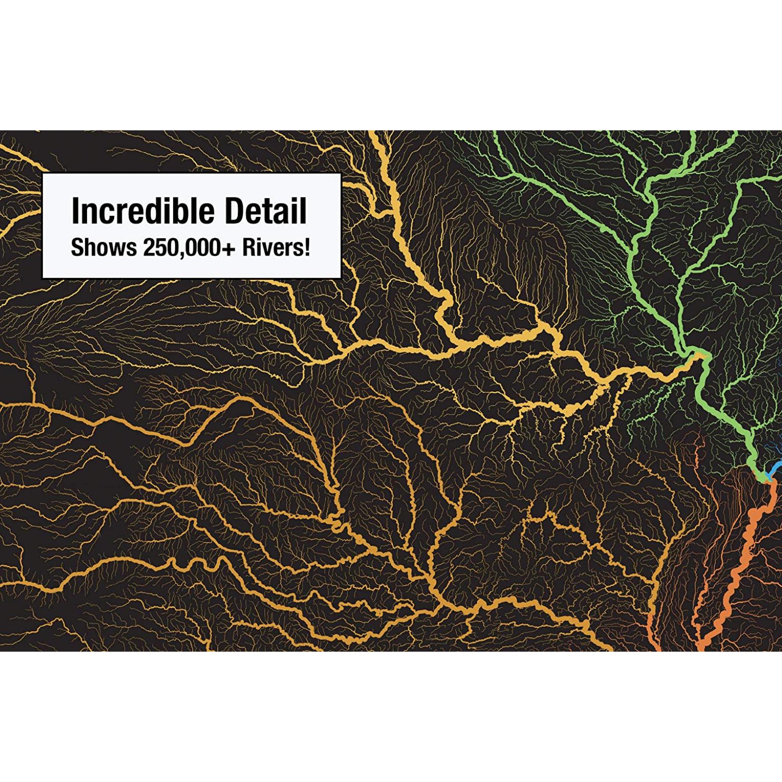 United States Hydrological Map by South of Kings - Image 2