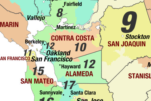 California 2024 Congressional Districts Wall Map by MapShop - Image 2