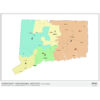 Connecticut 2024 Congressional Districts Wall Map by MapShop