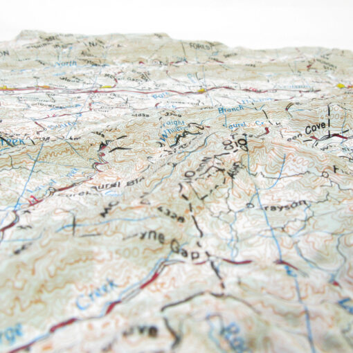 Winston Salem, NC Regional Raised Relief Map by Hubbard Scientific - Image 3