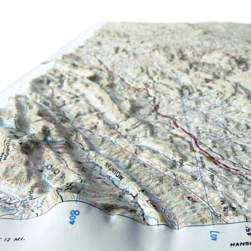 Winston Salem, NC Regional Raised Relief Map by Hubbard Scientific - Image 2