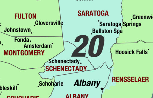 New York 2024 Congressional Districts Wall Map by MapShop - Image 2