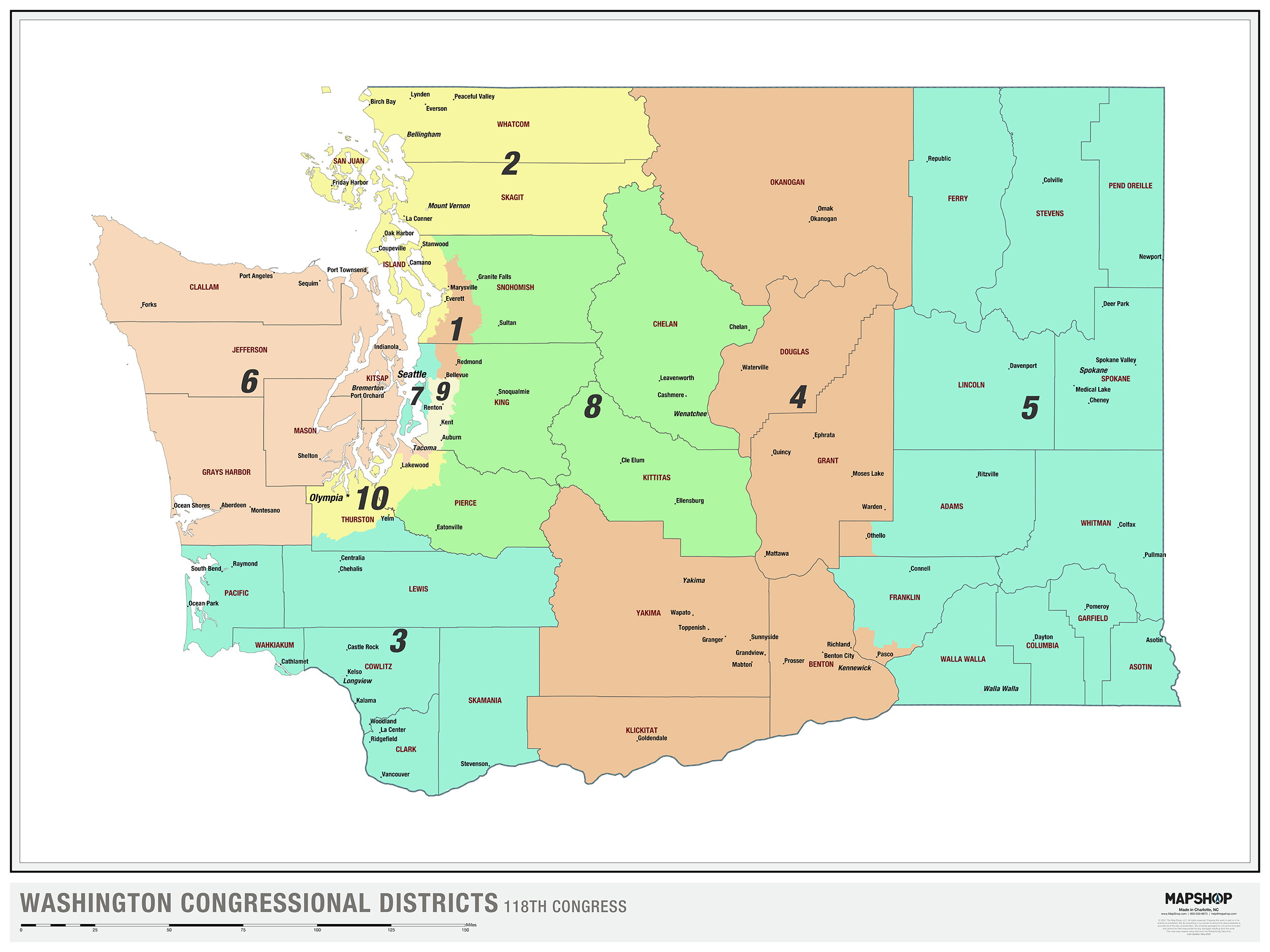 Washington Congressional Districts 2025 Jamie Skyler