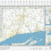 Connecticut State Wall Map by MapShop