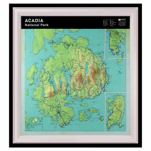 Acadia National Park Raised Relief Map by Hubbard Scientific - Image 5