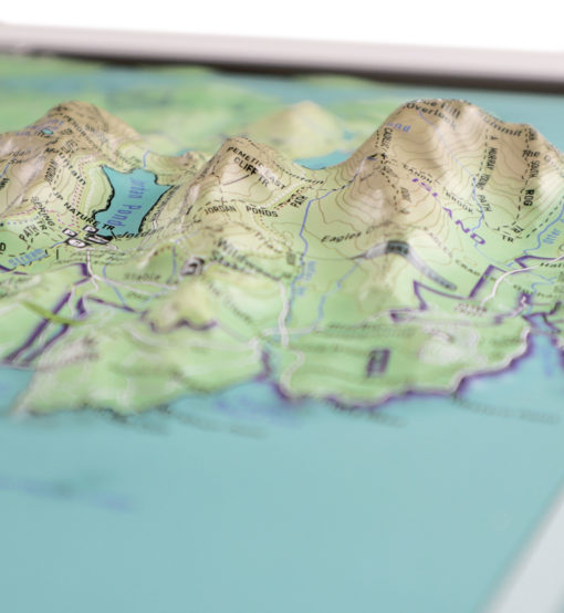 Acadia National Park Raised Relief Map by Hubbard Scientific - Image 3