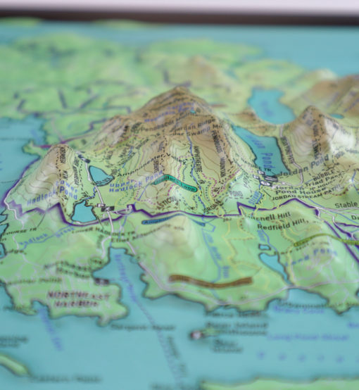 Acadia National Park Raised Relief Map by Hubbard Scientific - Image 4