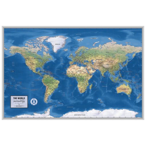 World Ranger Wall Map by South of Kings