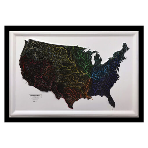 United States Hydrological Raised Relief Map by Hubbard Scientific - Image 7