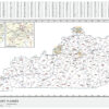 Kentucky Territory Planner Wall Map by MapShop