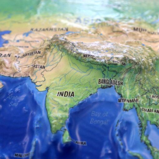 World Ranger Raised Relief Map by Hubbard Scientific - Image 4