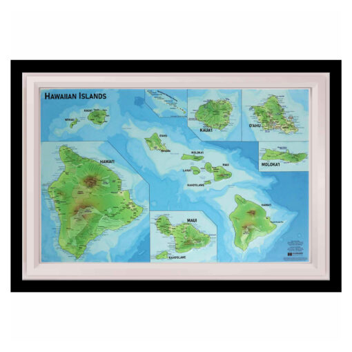 Hawaii Raised Relief Map by Hubbard Scientific - Image 7