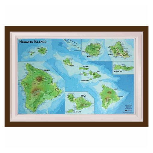 Hawaii Raised Relief Map by Hubbard Scientific - Image 6