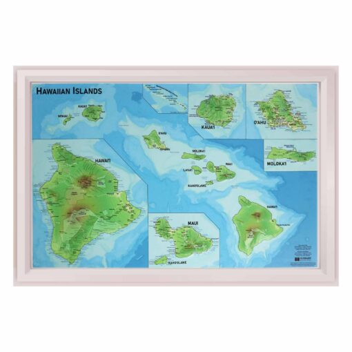 Hawaii Raised Relief Map by Hubbard Scientific