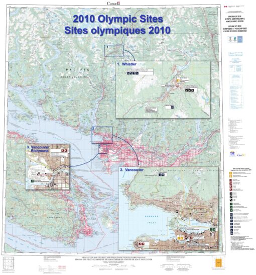 2010 Olympic sites / Sites olympiques 2010 by Natural Resources Canada