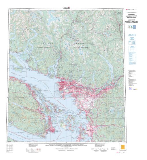 Vancouver 2010 Winter Games Region by Natural Resources Canada